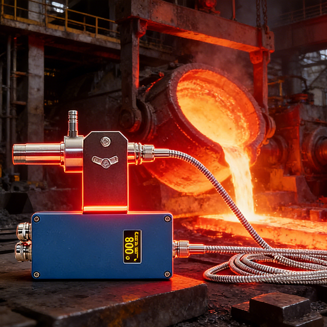 Radiation pyrometer gauge autometer sensor