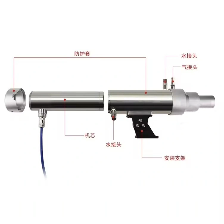 Infrared Pyrometer Hohe Temperature 2200 c for High Temperature Furnace
