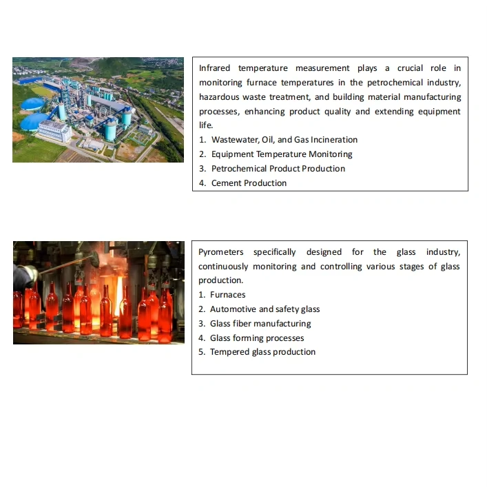 Infrared Pyrometer Hohe Temperature 2200 c for High Temperature Furnace