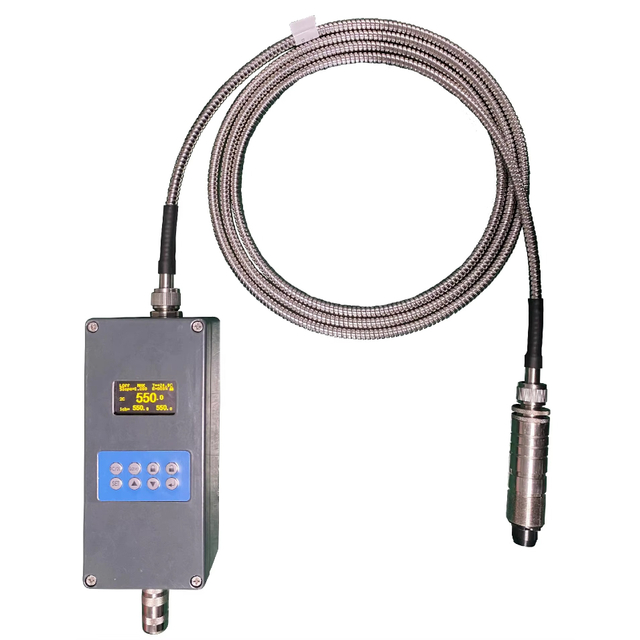 High Temperature Two Color Non-Contact Fiber Optic Infrared Pyrometer